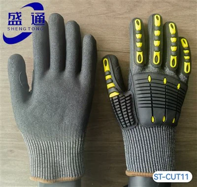 TPR Anti-Schlag-Schnittschutz-Sandstrahlhandschuhe